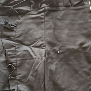 ZARA Black Ruffle Pants XS
